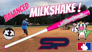 Short Porch Balanced Milkshake Softball Bat Review [upl. by Einahpetse]