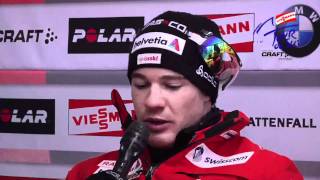 Press Conference with Dario Cologna stage 6 [upl. by Fedak]