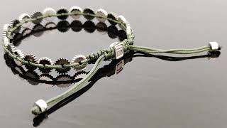 Mini Gear Macramé Bracelet  Tateossian [upl. by Novihc]