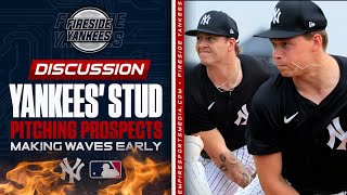 Yankees Stud Pitching Prospects Turning Heads Early  Spring Training Updates [upl. by Sanburn]