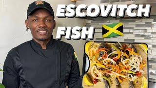 How to make Jamaican style ESCOVITCH FISH [upl. by Ailehpo]