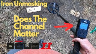 Is Frequency Shift An Issue Unmasking In Iron  XP Deus 2 Metal Detecting [upl. by Landre]