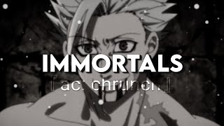 Immortals Edit Audio  Chrunch🍵 [upl. by Tung]