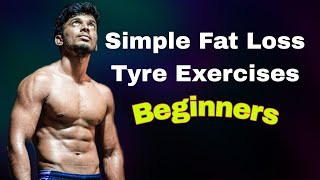 Tyre Workouts Beginners Top 5 Exercisebodybuilding fitness model gym [upl. by Liederman]