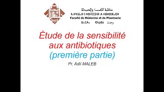 Étude de la sensibilité aux antibiotiques première partie [upl. by Aenad]