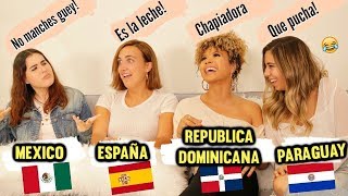 DIFERENCIAS DEL ESPAÑOL ENTRE PAISES  BATALLA DE IDIOMAS Parte 1  SPANISH BATTLE  Doralys Britto [upl. by Ahtnamas821]