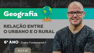 Relação entre o Urbano e o Rural – Geografia – 6º ano – Ensino Fundamental [upl. by Ailongam]