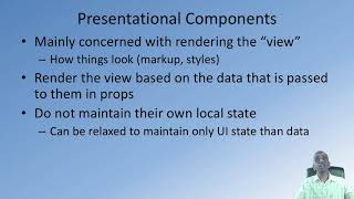 Presentational and Container Components  FrontEnd Web Development with React [upl. by Retswerb]