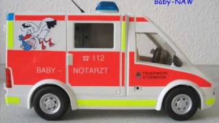 Playmobil Feuerwehr Sammlung Teil 4 Rettungsdienst Figuren [upl. by Reldnahc]