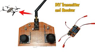 Cheap and Simple Radio Control Making for RC Models DIY RC  Arduino nrf24l01 drone [upl. by Erdah]