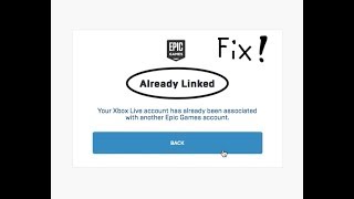 How to fix Xbox AccountPlaystation Account is already linked on Epic Games [upl. by Culbert600]