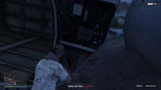 GTA5 boneyard survival plane glitch [upl. by Laaspere796]