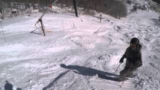 Killington Outer limits after some new snow Feb 2016 [upl. by Enahsal472]