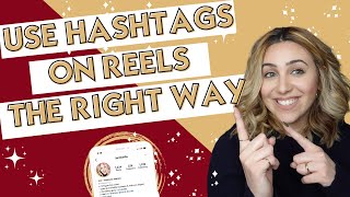 How to use Hashtags on Instagram REELS when and how to use them THE RIGHT WAY [upl. by Vail]