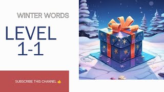 Winter Words Game solution level 11 puzzle viral youtube [upl. by Sualokcin]