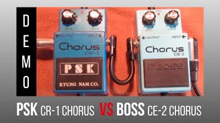 Boss CE2 Chorus Taiwan Vintage VS PSK CR1 with Stratocaster [upl. by Rosenzweig]