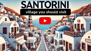 Is SANTORINI crowded in 2024 VISIT this VILLAGE instead of FIRA and OIA to AVOID it VLOG 4K [upl. by Inman816]