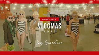 Vlogmas 2023 Day 17  Xmas Comics and Barbie Cosplay [upl. by Lumbye]