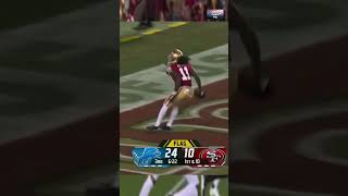 Brandon Aiyuks HELMET CATCH Sets Up Key TD 🤯🏈 49ers NFL BrandonAiyuk [upl. by Noevart762]