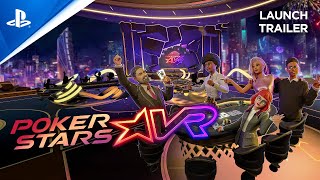 PokerStars VR  Launch Trailer  PS VR2 [upl. by Mauchi]