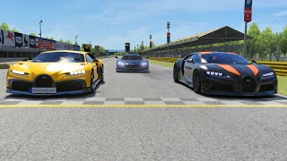 Koenigsegg CC850 2024 vs Bugatti Chiron Super Sport 300 vs Bugatti Chiron Profilee at MOnza Full C [upl. by Nesaj]