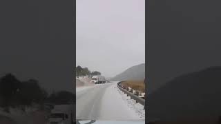 5th wheel RV Ice skating on mountain Highway Crash [upl. by Kehsihba111]