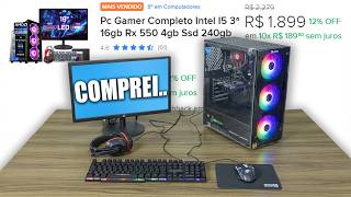 COMPREI O FAMOSO PC GAMER COMPLETO POR 1899 REAIS DO MERCADO LIVRE [upl. by Hyde]