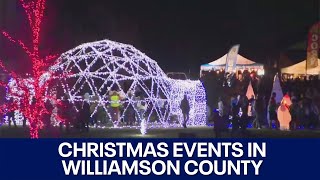 Williamson County to host its biggest Christmas events  FOX 7 Austin [upl. by Ardnazxela]