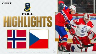 Czechia vs Norway FULL HIGHLIGHTS  2024 World Junior Championship [upl. by Ailecec]