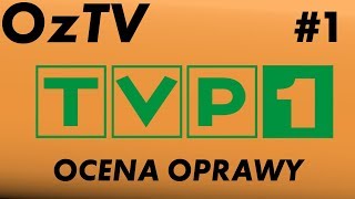 OzTV 1  TVP1 ocena opraw graficznych od 1985 [upl. by Itak]