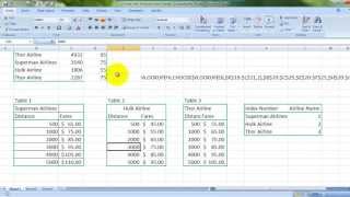 Learn MS Excel  Vlookup Data From 3 Tables At Once English [upl. by Eecyaj]