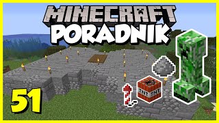 Minecraft Poradnik 051  farma creeperów farma prochu  Minecraft 116 Survival [upl. by Esikram]