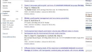 PubMed Basic Search Tutorial LEGACY [upl. by Erodeht]