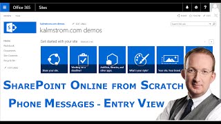 Data Entry List View  SharePoint Phone Messages Automation 3 [upl. by Amalburga252]