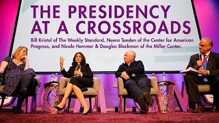 Bill Kristol and Neera Tanden  The Presidency at a Crossroads with UVAs Miller Center [upl. by Idok]