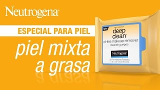 Toallitas deep clean™ piel Mixta a Grasa  Neutrogena® [upl. by Keegan]