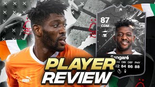 87 SHOWDOWN SANGARE SBC PLAYER REVIEW FC 24 ULTIMATE TEAM [upl. by Amrac]