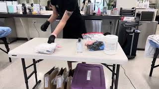 Basic Esthetics practical Washington state part 1 [upl. by Erdnael558]