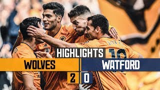 Back to winning ways in the Premier League Wolves 20 Watford  Highlights [upl. by Etti]