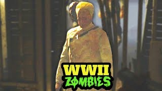 SHOOTING DR STRAUB EASTER EGG  DARKEST SHORE WW2 ZOMBIES EASTER EGG COD WW2 Zombies DLC 1 [upl. by Croft396]