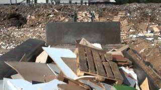 MampJ 600012 Mobile Shredder Wood Waste Shredding [upl. by Aniram]