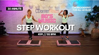 STEP AEROBICS WORKOUT BASIC TO ADVANCED  CHOREOGRAPHY FOR EVERYONE 291 [upl. by Fleming]