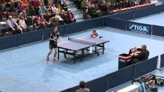 2vs2 Duda vs Mühlbach  TTC Schwalbe Bergneustadt  TTC Jülich  19012014  Tischtennis [upl. by Eelyak]