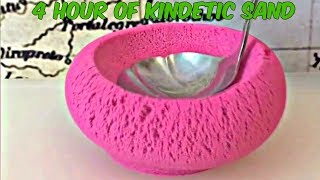 4 Hours Of SATISFYING KINETIC SAND VIDEO COMPILATION Ultimate ASMR [upl. by Yrok]