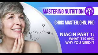 Niacin Part 1 What It Is and Why You Need It  Mastering Nutrition 60 [upl. by Erdnuaed]