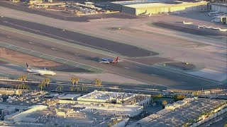 Near miss on runway at San Diego International Airport [upl. by Esenwahs849]