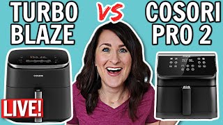 Cosori TurboBlaze vs Cosori Pro II and Air Fryer Cookbook Giveaways [upl. by Ardnuhs]