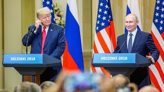 Trump and Putin joint press conference in Helsinki  watch live [upl. by Hpesoj]