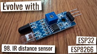 ESP32 amp ESP8266  IR distance detector module [upl. by Oskar117]