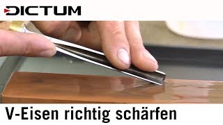 Schnitzwerkzeuge Schärfen VEisen Geißfuß  Richtig Schärfen  DICTUM Tutorial [upl. by Lynda]